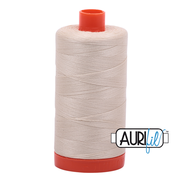 Aurifil 50wt Cotton Thread - 2310 Light Beige 1300m