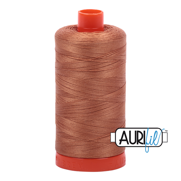 Aurifil 50wt Cotton Thread - 2330 Light Chestnut 1300m