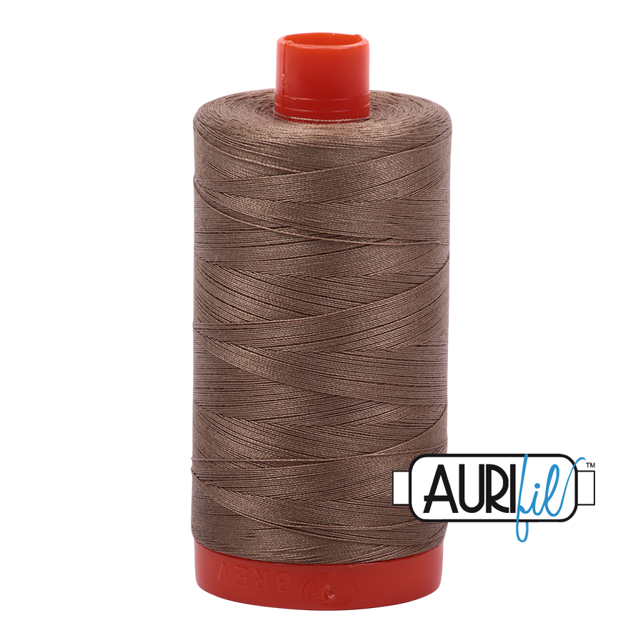 Aurifil 50wt Cotton Thread - 2370 Sandstone 1300m