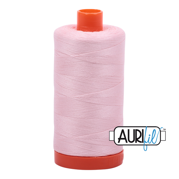 Aurifil 50wt Cotton Thread - 2410 Pale Pink 1300m