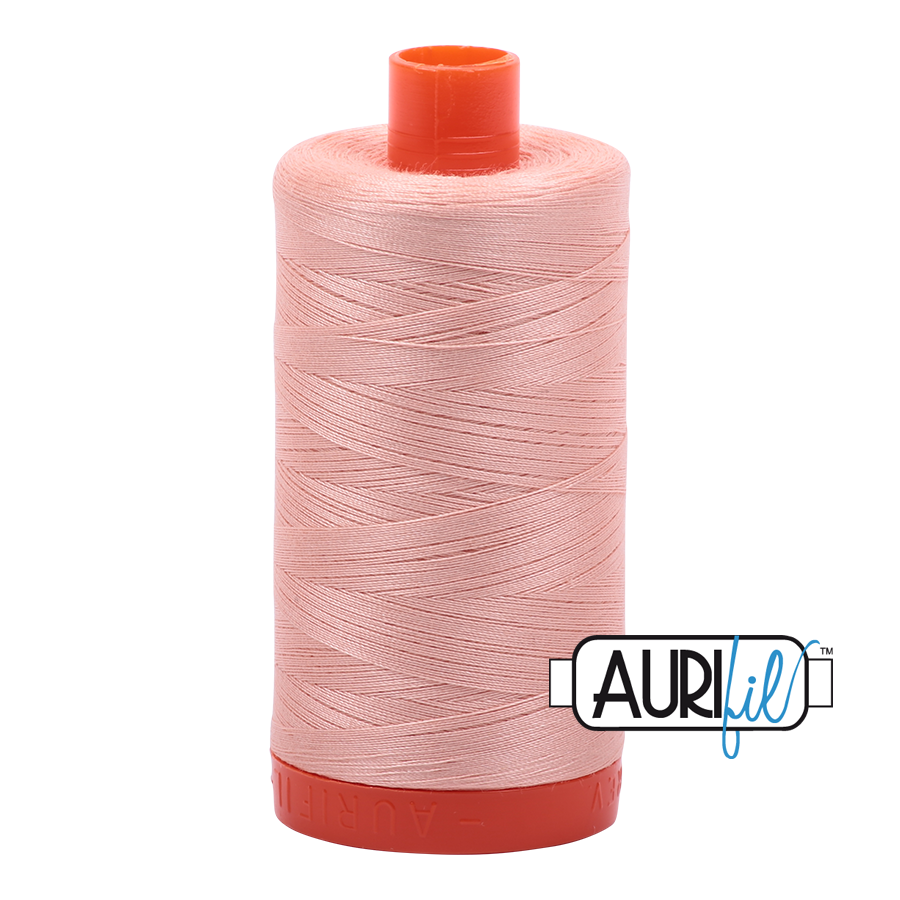 Aurifil 50wt Cotton Thread - 2420 Light Blush 1300m