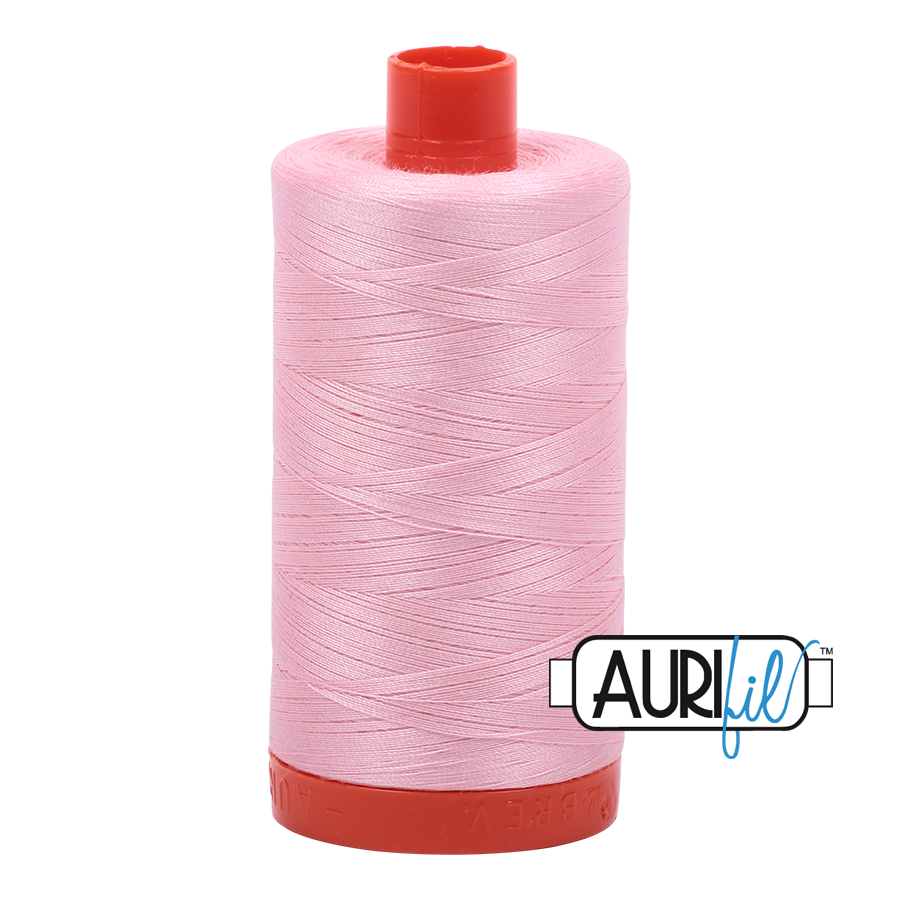 Aurifil 50wt Cotton Thread - 2423 Baby Pink 1300m