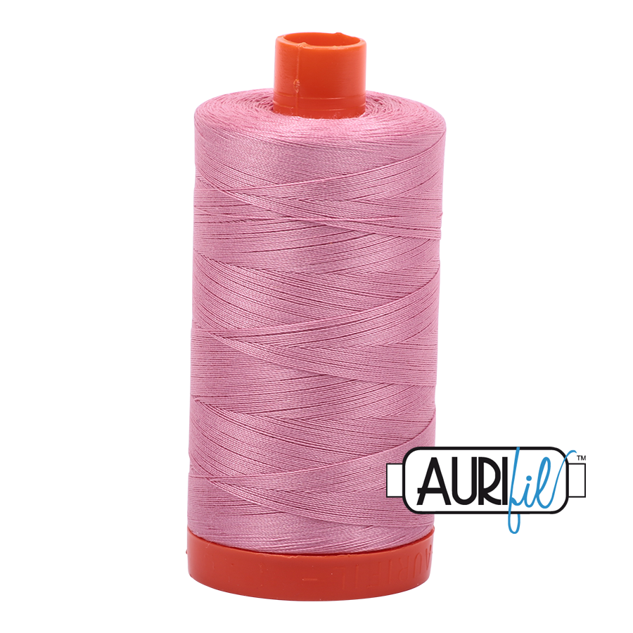 Aurifil 50wt Cotton Thread - 2430 Antique Rose 1300m