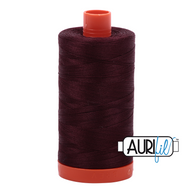 Aurifil 50wt Cotton Thread - 2468 Dark Wine 1300m