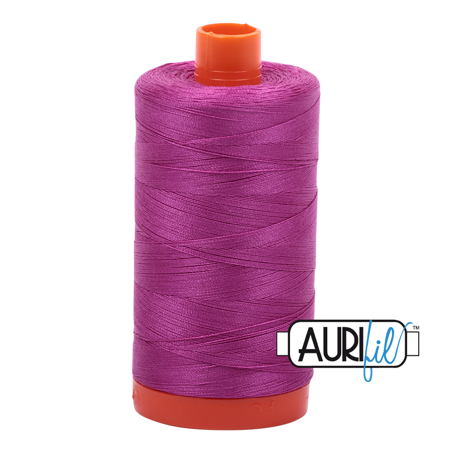 Aurifil 50wt Cotton Thread - 2535 Magenta 1300m