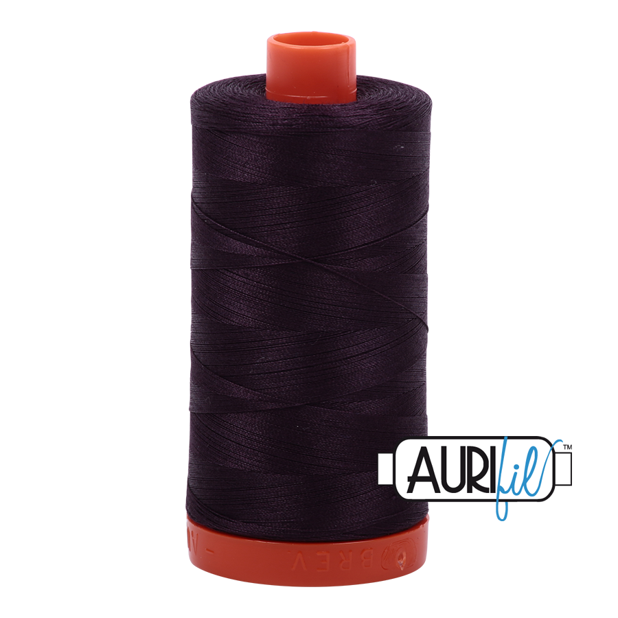 Aurifil 50wt Cotton Thread - 2570 Aubergine 1300m