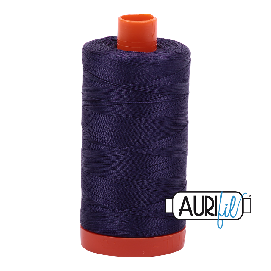 Aurifil 50wt Cotton Thread - 2581 Dark Dusty Grape 1300m