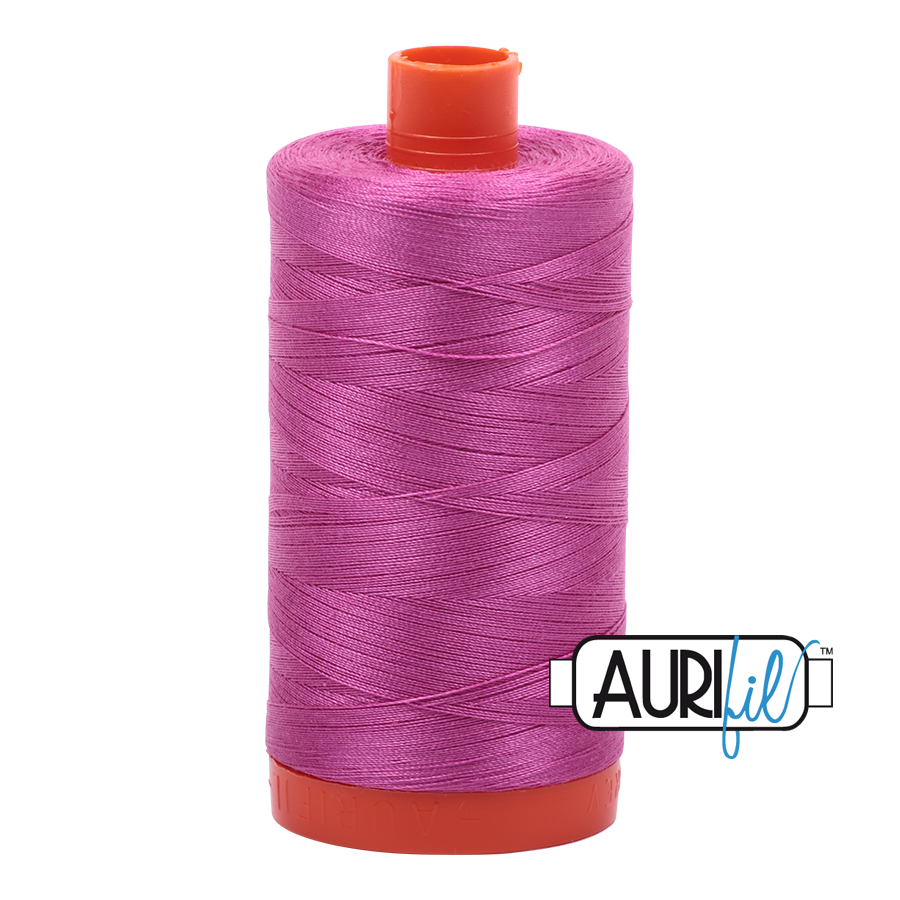 Aurifil 50wt Cotton Thread - 2588 Light Magenta 1300m
