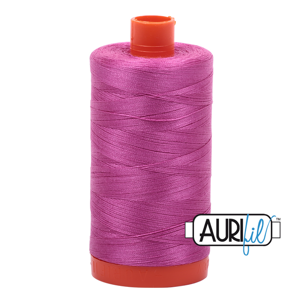 Aurifil 50wt Cotton Thread - 2588 Light Magenta 1300m