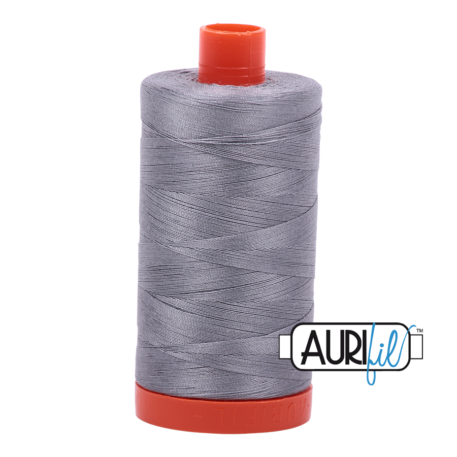 Aurifil 50wt Cotton Thread - 2605 Grey 1300m