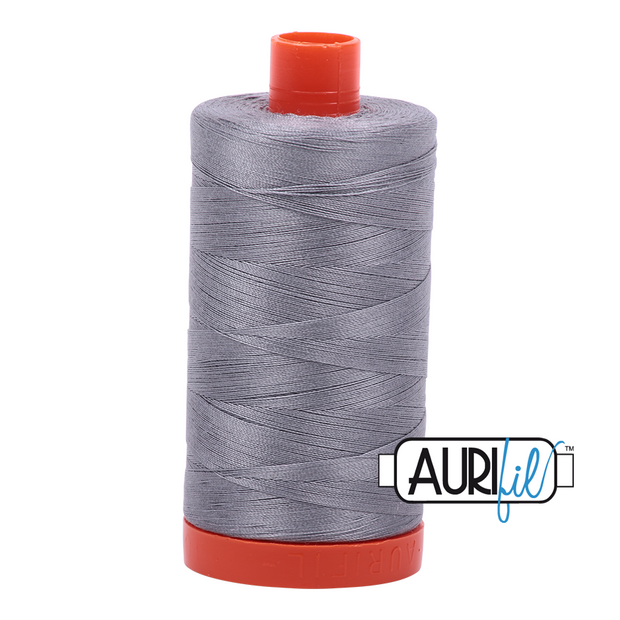 Aurifil 50wt Cotton Thread - 2605 Grey 1300m