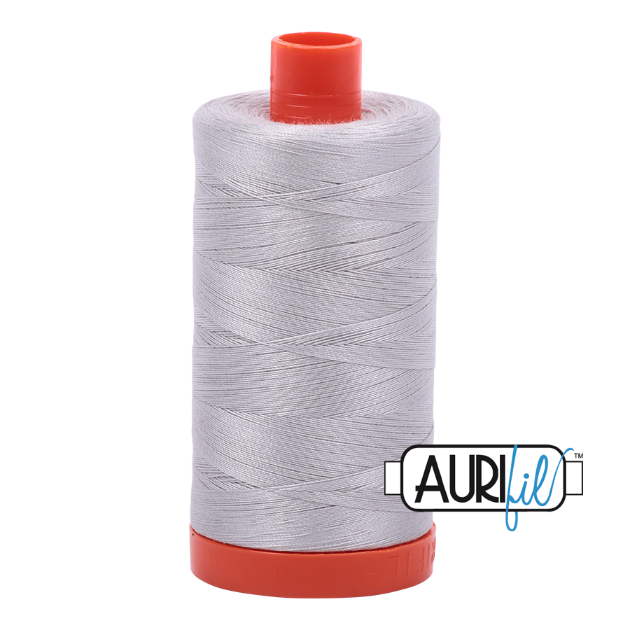 Aurifil 50wt Cotton Thread - 2615 Aluminium 1300m