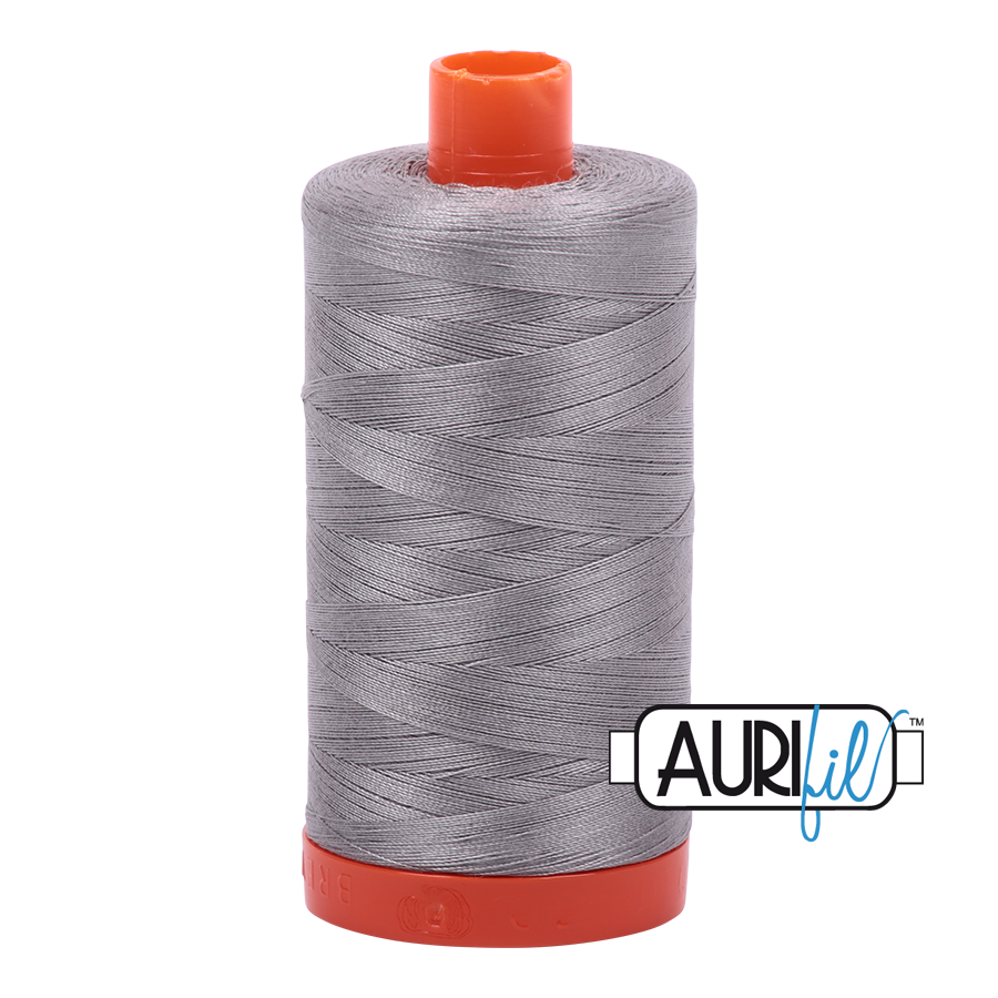 Aurifil 50wt Cotton Thread - 2620 Stainless Steel 1300m