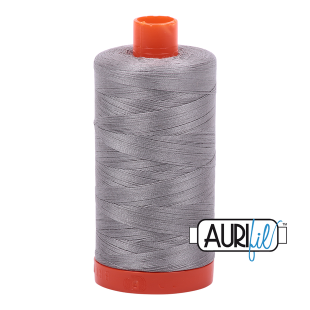 Aurifil 50wt Cotton Thread - 2620 Stainless Steel 1300m