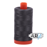 Aurifil 50wt Cotton Thread - 2630 Dark Pewter 1300m