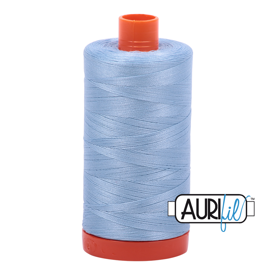 Aurifil 50wt Cotton Thread - 2715 Robins Egg 1300m