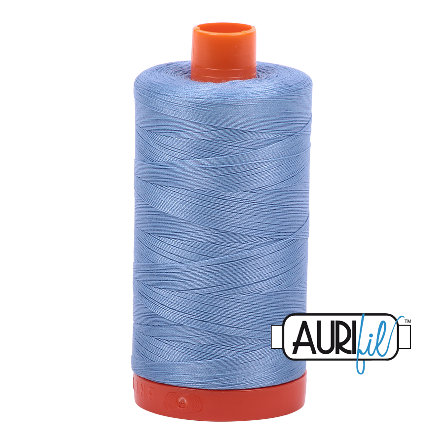 Aurifil 50wt Cotton Thread - 2720 Light Delft Blue 1300m