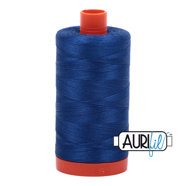 Aurifil 50wt Cotton Thread - 2740 Dark Cobalt 1300m