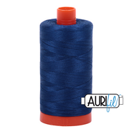 Aurifil 50wt Cotton Thread - 2780 Dark Delft Blue 1300m