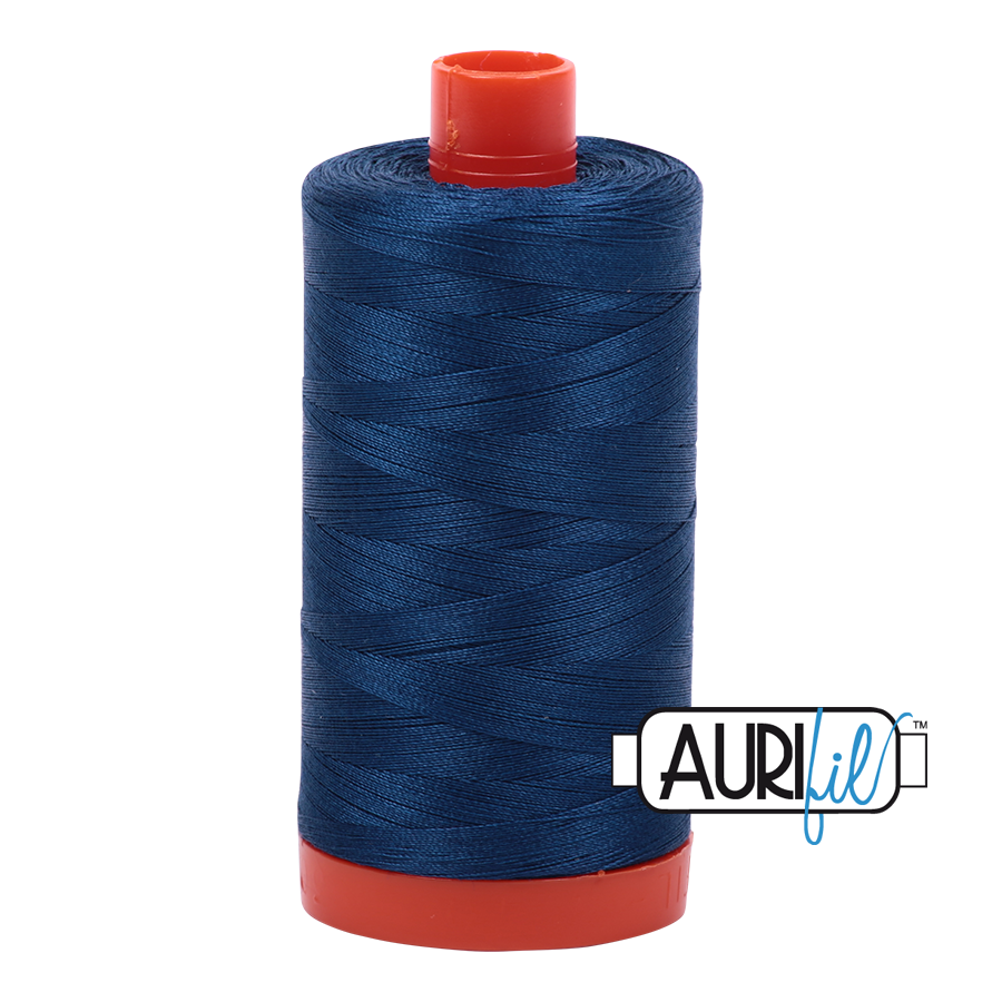 Aurifil 50wt Cotton Thread - 2783 Medium Delft Blue 1300m