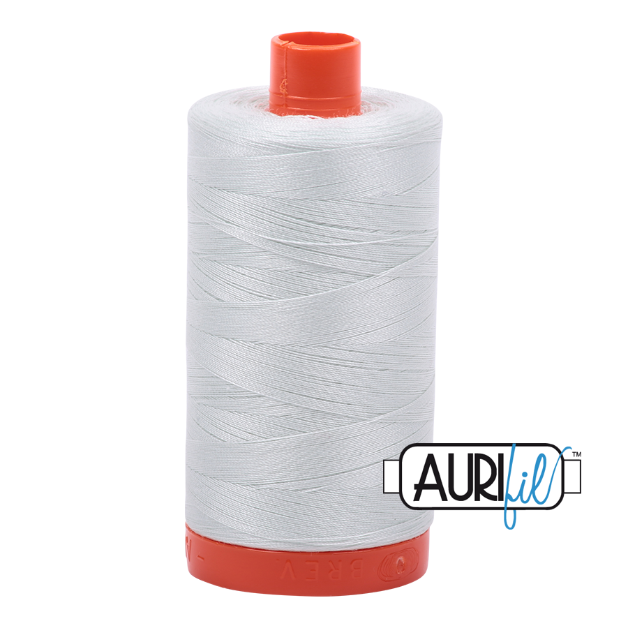 Aurifil 50wt Cotton Thread - 2800 Mint Ice 1300m