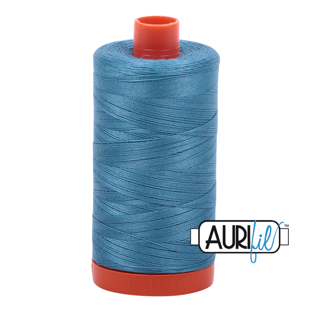 Aurifil 50wt Cotton Thread - 2815 Teal 1300m