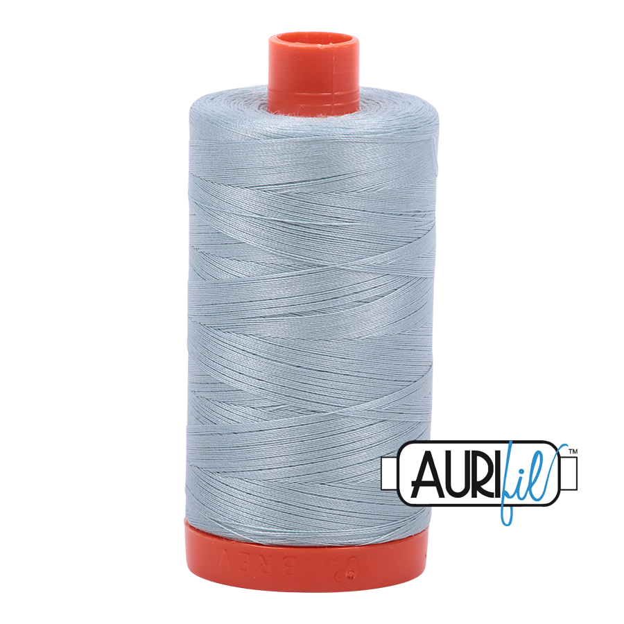 Aurifil 50wt Cotton Thread - 2847 Bright Grey Blue 1300m