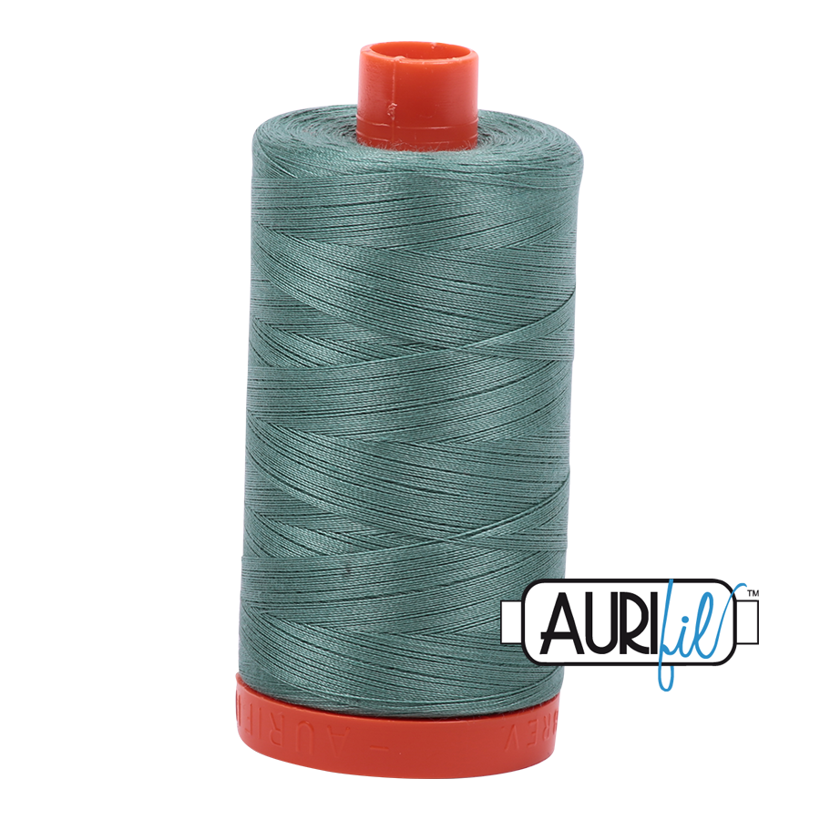 Aurifil 50wt Cotton Thread - 2850 Medium Juniper 1300m