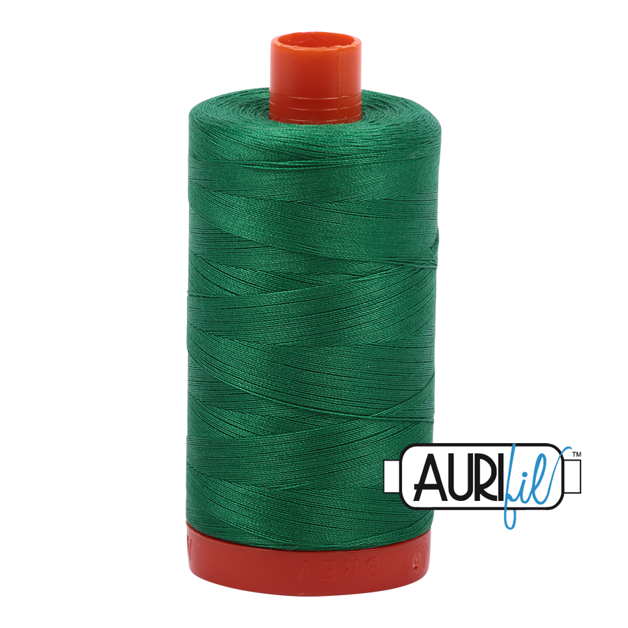 Aurifil 50wt Cotton Thread - 2870 Green 1300m