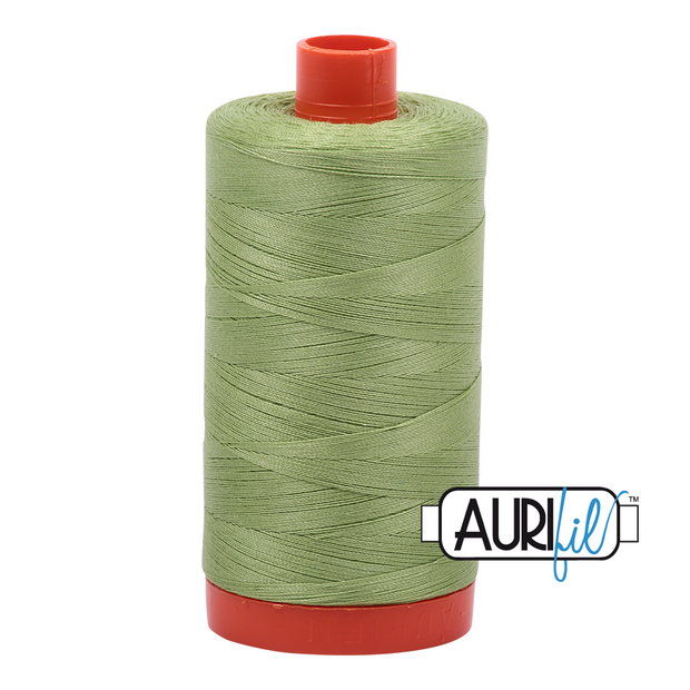 Aurifil 50wt Cotton Thread - 2882 Light Fern 1300m