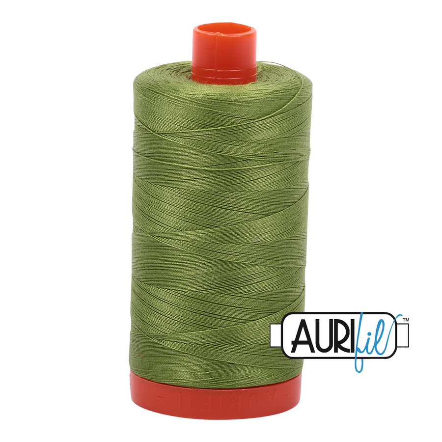 Aurifil 50wt Cotton Thread - 2888 Fern Green 1300m
