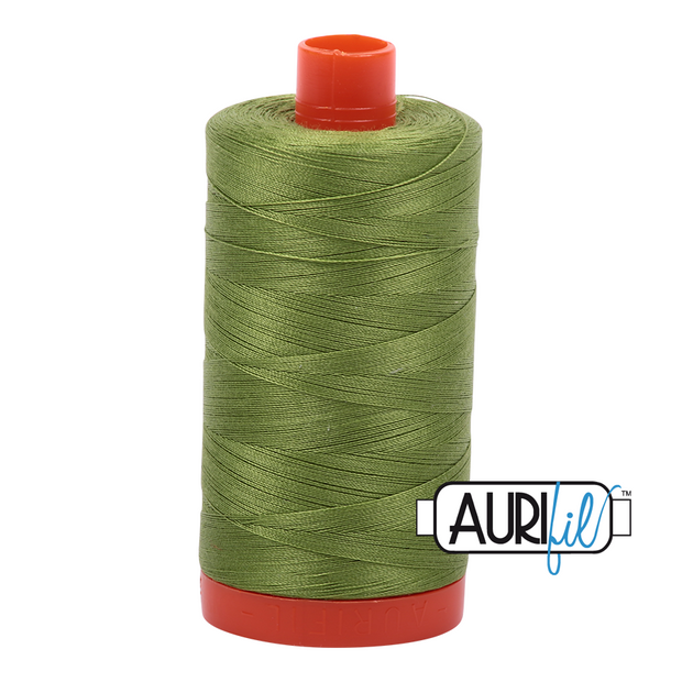 Aurifil 50wt Cotton Thread - 2888 Fern Green 1300m