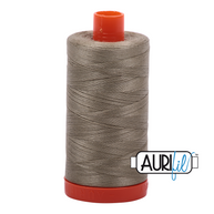 Aurifil 50wt Cotton Thread - 2900 Light Khaki Green 1300m