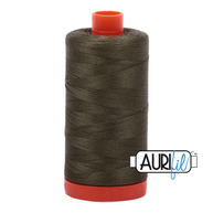 Aurifil 50wt Cotton Thread - 2905 Army Green 1300m