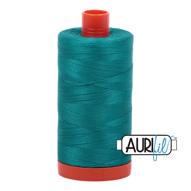 Aurifil 50wt Cotton Thread - 4093 Jade 1300m