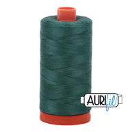 Aurifil 50wt Cotton Thread - 4129 Turf Green 1300m