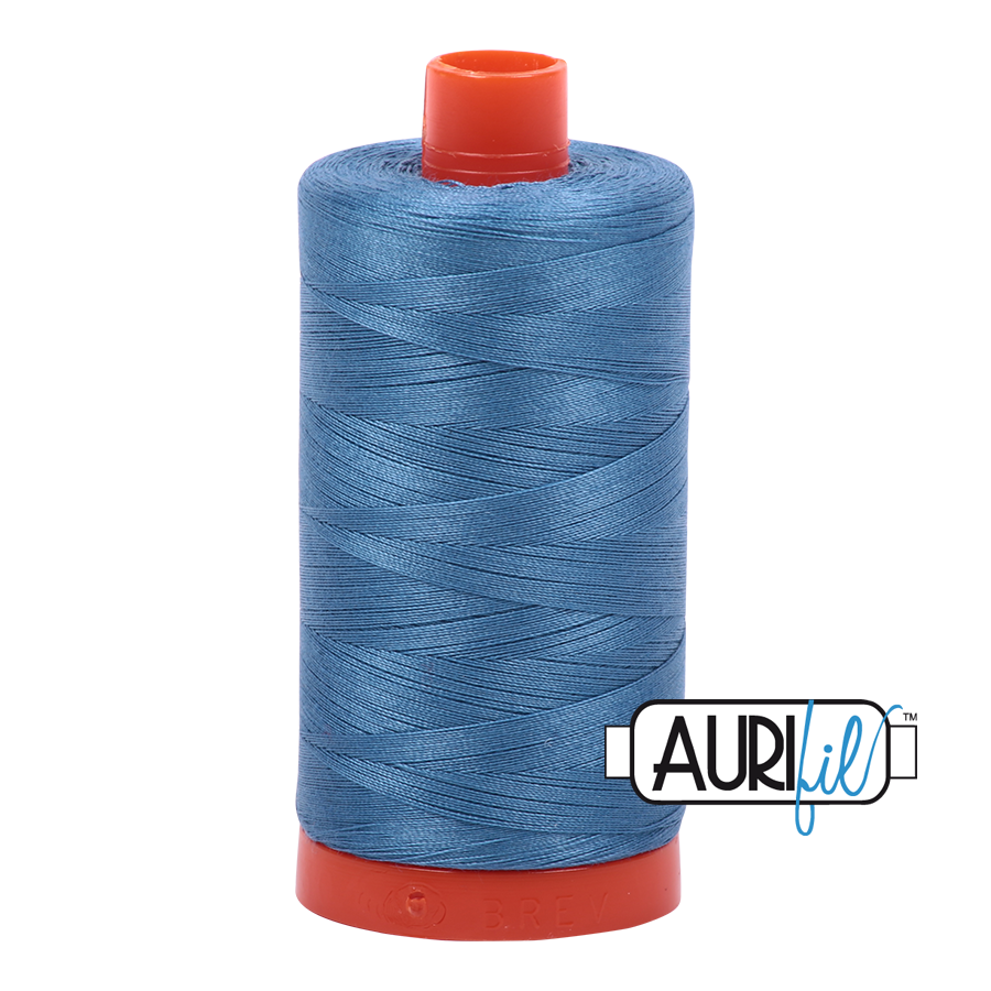 Aurifil 50wt Cotton Thread - 4140 Wedgewood 1300m