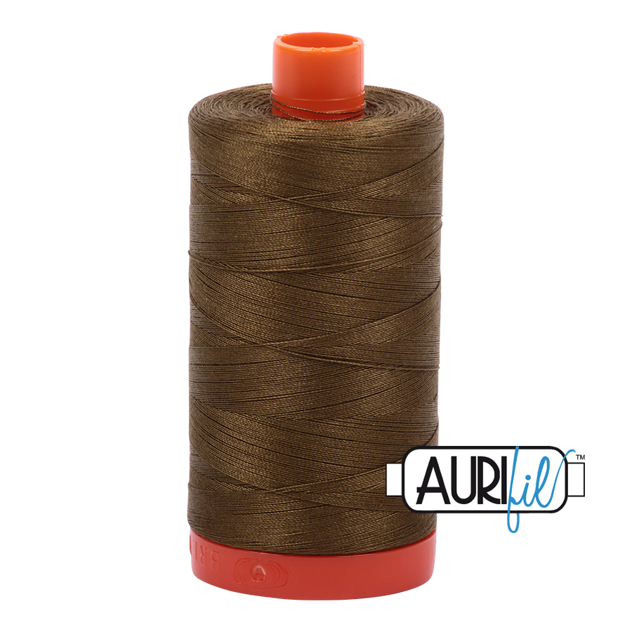 Aurifil 50wt Cotton Thread - 4173 Dark Olive 1300m