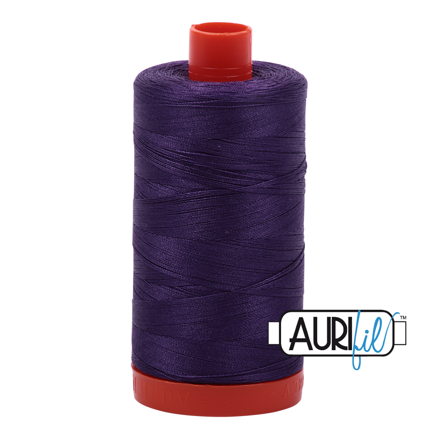 Aurifil 50wt Cotton Thread - 4225 Eggplant 1300m