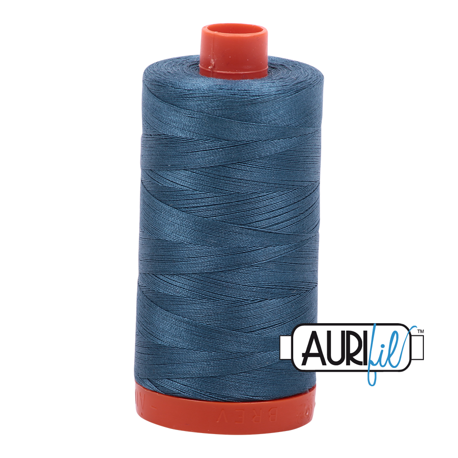 Aurifil 50wt Cotton Thread - 4644 Smoke Blue 1300m