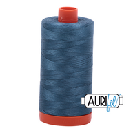 Aurifil 50wt Cotton Thread - 4644 Smoke Blue 1300m