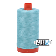 Aurifil 50wt Cotton Thread - 5006 Light Turquoise 1300m