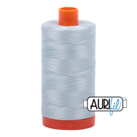 Aurifil 50wt Cotton Thread - 5007 Light Grey Blue 1300m