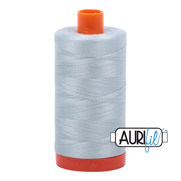 Aurifil 50wt Cotton Thread - 5007 Light Grey Blue 1300m