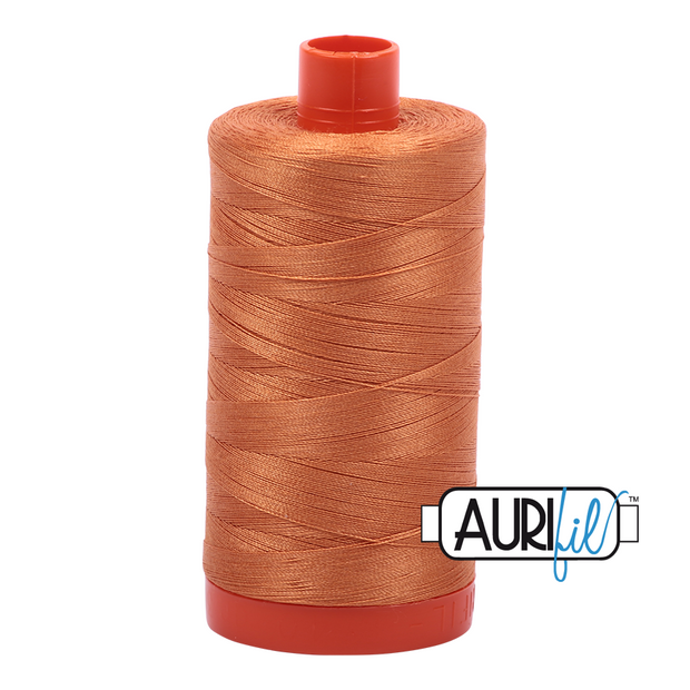 Aurifil 50wt Cotton Thread - 5009 Medium Orange 1300m