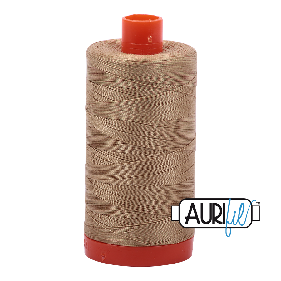 Aurifil 50wt Cotton Thread - 5010 Blond Beige 1300m