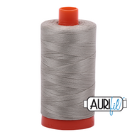 Aurifil 50wt Cotton Thread - 5021 Light Grey 1300m