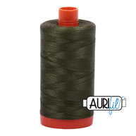 Aurifil 50wt Cotton Thread - 5023 Medium Green 1300m