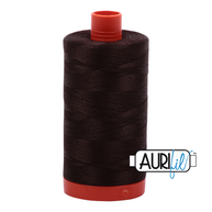 Aurifil 50wt Cotton Thread - 5024 Dark Brown 1300m