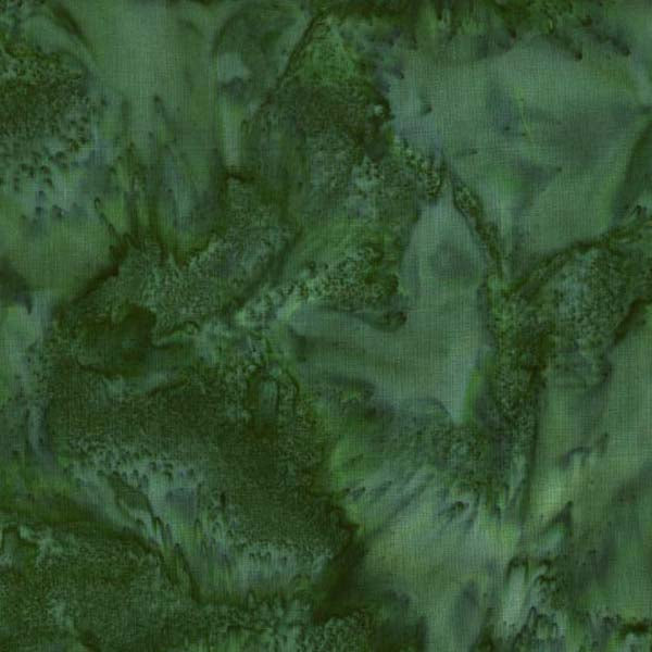Hoffman 1895 Batik Watercolour Evergreen 1/2m